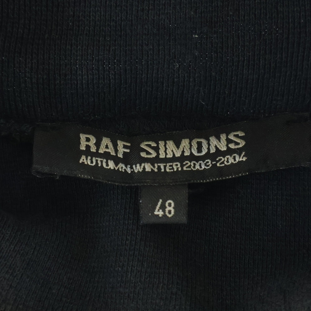 RAF SIMONS(ラフシモンズ) 03AW Archive Closer High Neck Print Sweat アーカイブ クローザー期 ハイネック スウェット ブラック