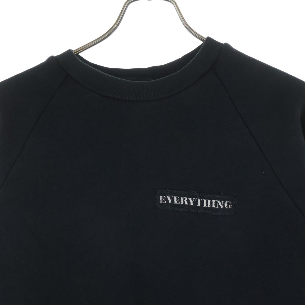 RAF SIMONS(ラフシモンズ) 01AW Archive Riot Riot Riot Patch Work Sweat ライオット期 パッチワーク スウェット ブラック