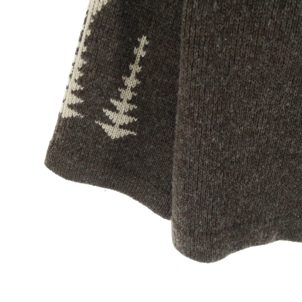 PENDLETON(ペンドルトン) ネイティブ柄 ボタンレス カーディガン ブラウン