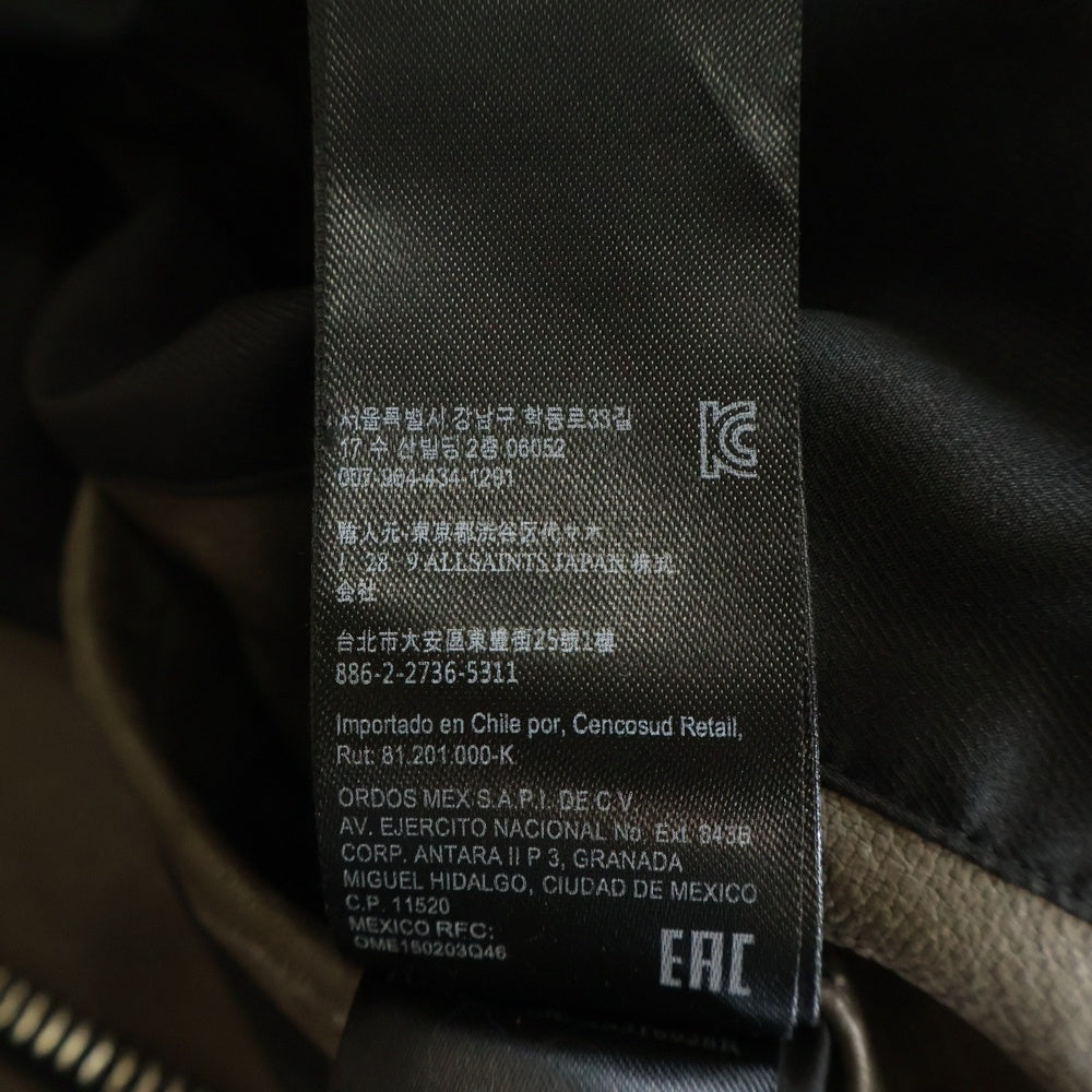 NO BRAND(ノーブランド) ALL SAINTS BRADFORD MILO BIKER ML025N