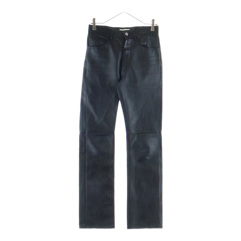 CELINE(セリーヌ) Lamb Leather Pants ラムレザーパンツ レザー ブラック 2G327280D