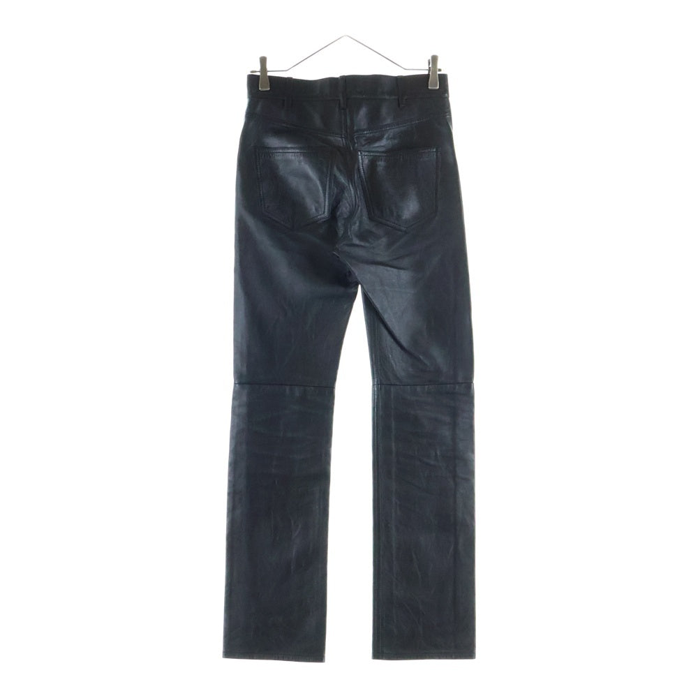 CELINE(セリーヌ) Lamb Leather Pants ラムレザーパンツ レザー ブラック 2G327280D