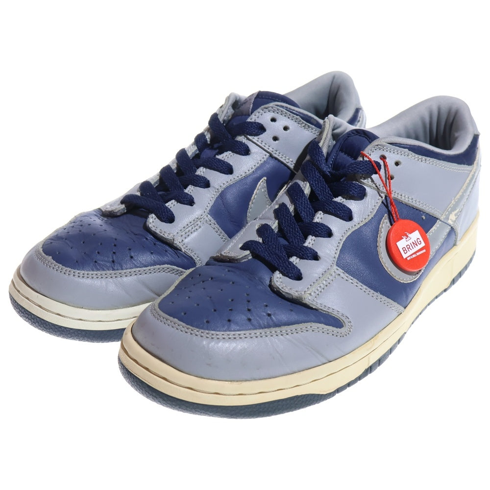 NIKE(ナイキ) 【観賞用】00s ×ATMOS Dunk Low アトモス ダンク ローカットスニーカー トワイライトブルー/ミディアムグレー 630358-401