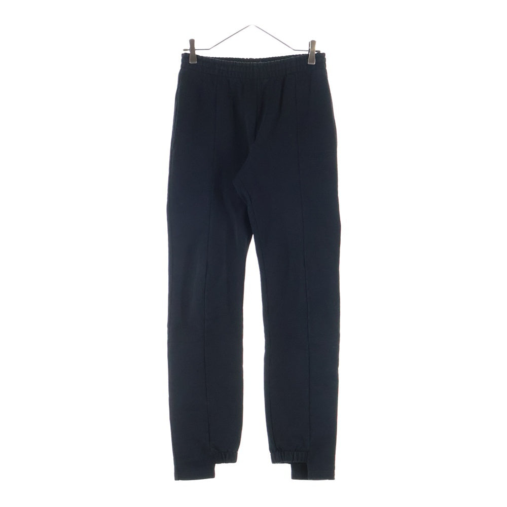 VETEMENTS(ヴェトモン) 21SS POUR FEMME garderobe collection joggers with logo embroidery プールフェム ワードローブ コレクション ジョガー ロゴ刺繍 スウェットパンツ ブラック