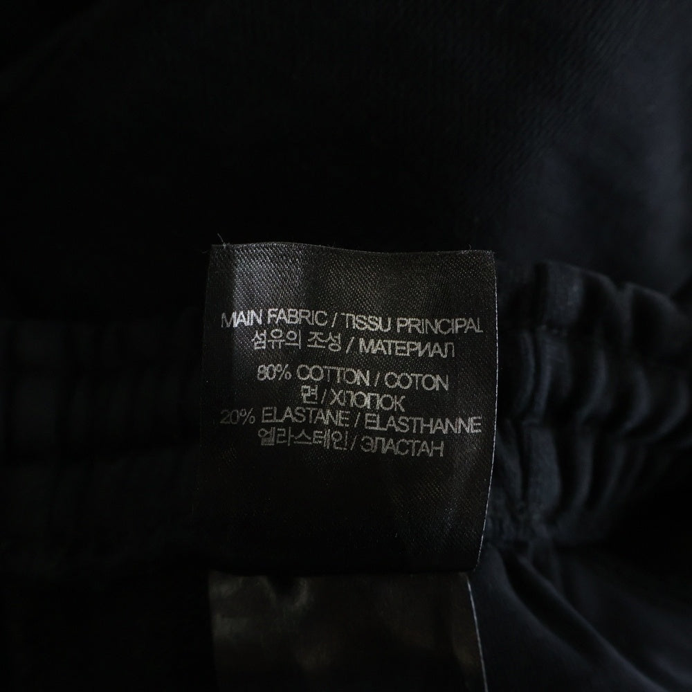 VETEMENTS(ヴェトモン) 21SS POUR FEMME garderobe collection joggers with logo embroidery プールフェム ワードローブ コレクション ジョガー ロゴ刺繍 スウェットパンツ ブラック