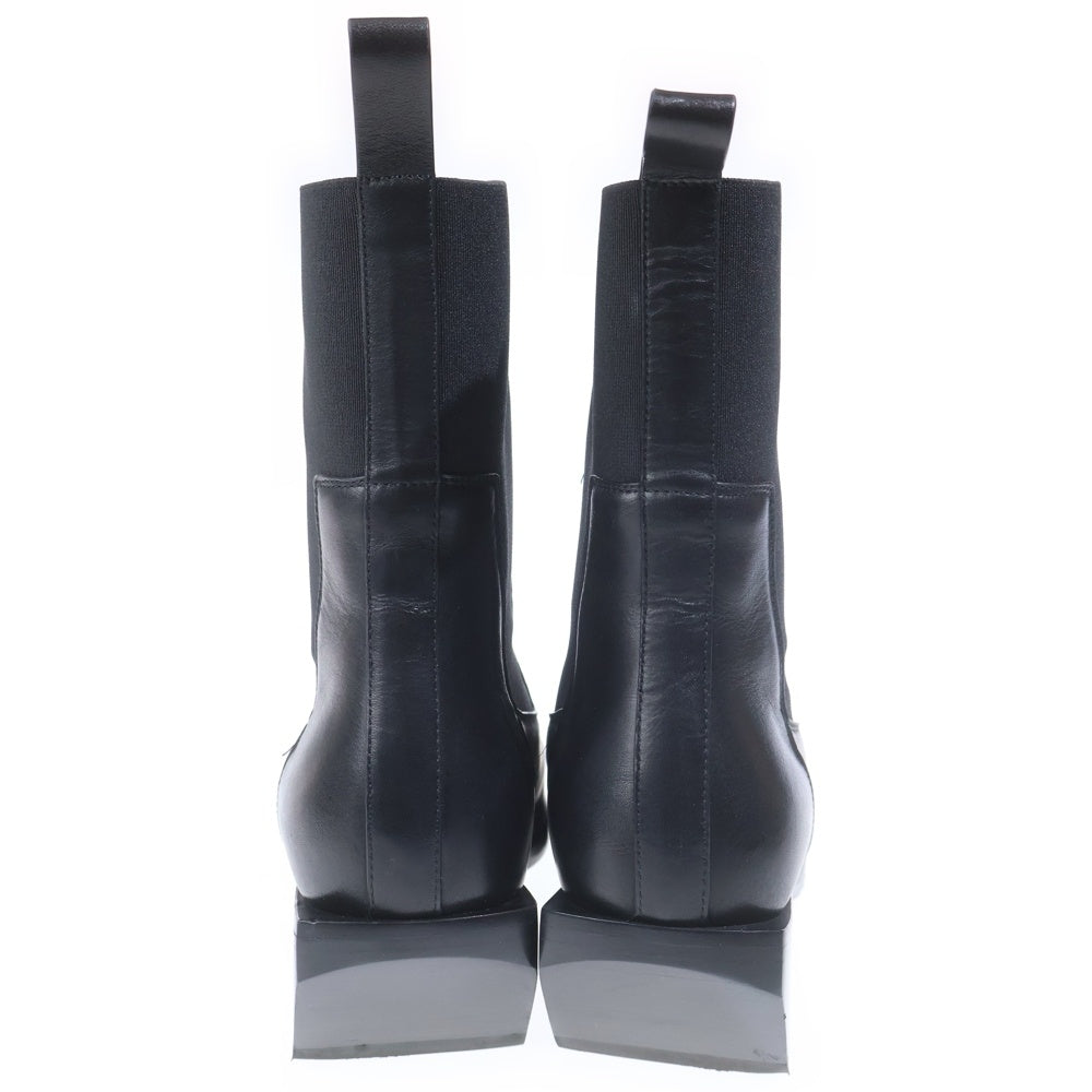 Rick Owens(リックオウエンス) 25AW Concordians Heeled Sliver Chelsea Boots コンコルディアンズ ヒール シルバーブーツ ブラック RU02D6820