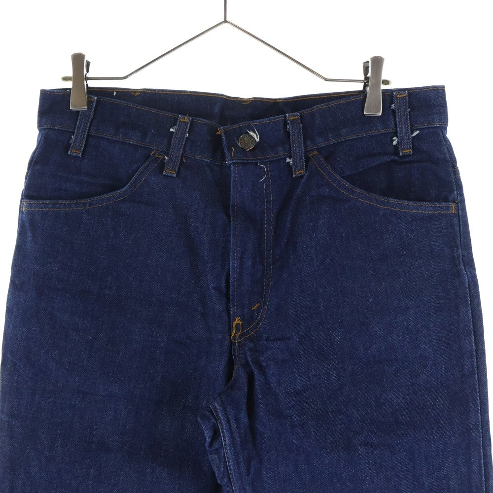 Levi's(リーバイス) 80s VINTAGE 684 ビッグベルジーンズ デニムパンツ オレンジタブ スモールe ブルー