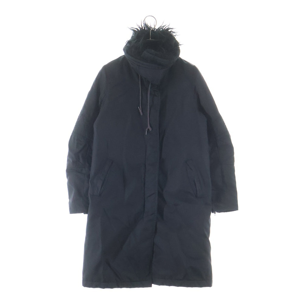 HELMUT LANG(ヘルムートラング) 1999 本人期 archive Astro Biker Coat アストロバイカーコート ロングコート バリスティックナイロン ブラック COHJ-KA-1253