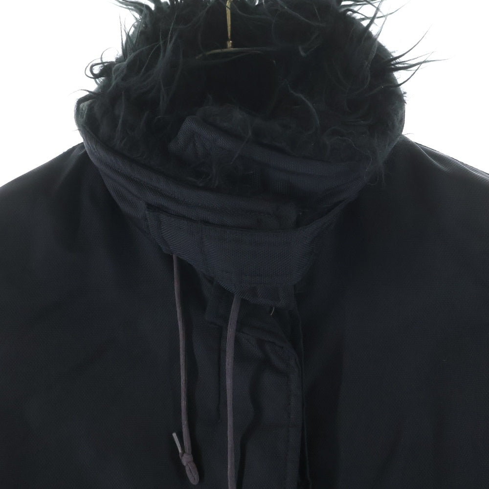 HELMUT LANG(ヘルムートラング) 1999 本人期 archive Astro Biker Coat アストロバイカーコート ロングコート バリスティックナイロン ブラック COHJ-KA-1253