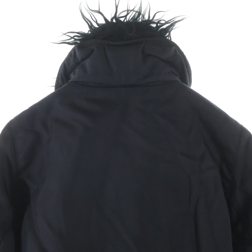 HELMUT LANG(ヘルムートラング) 1999 本人期 archive Astro Biker Coat アストロバイカーコート ロングコート バリスティックナイロン ブラック COHJ-KA-1253