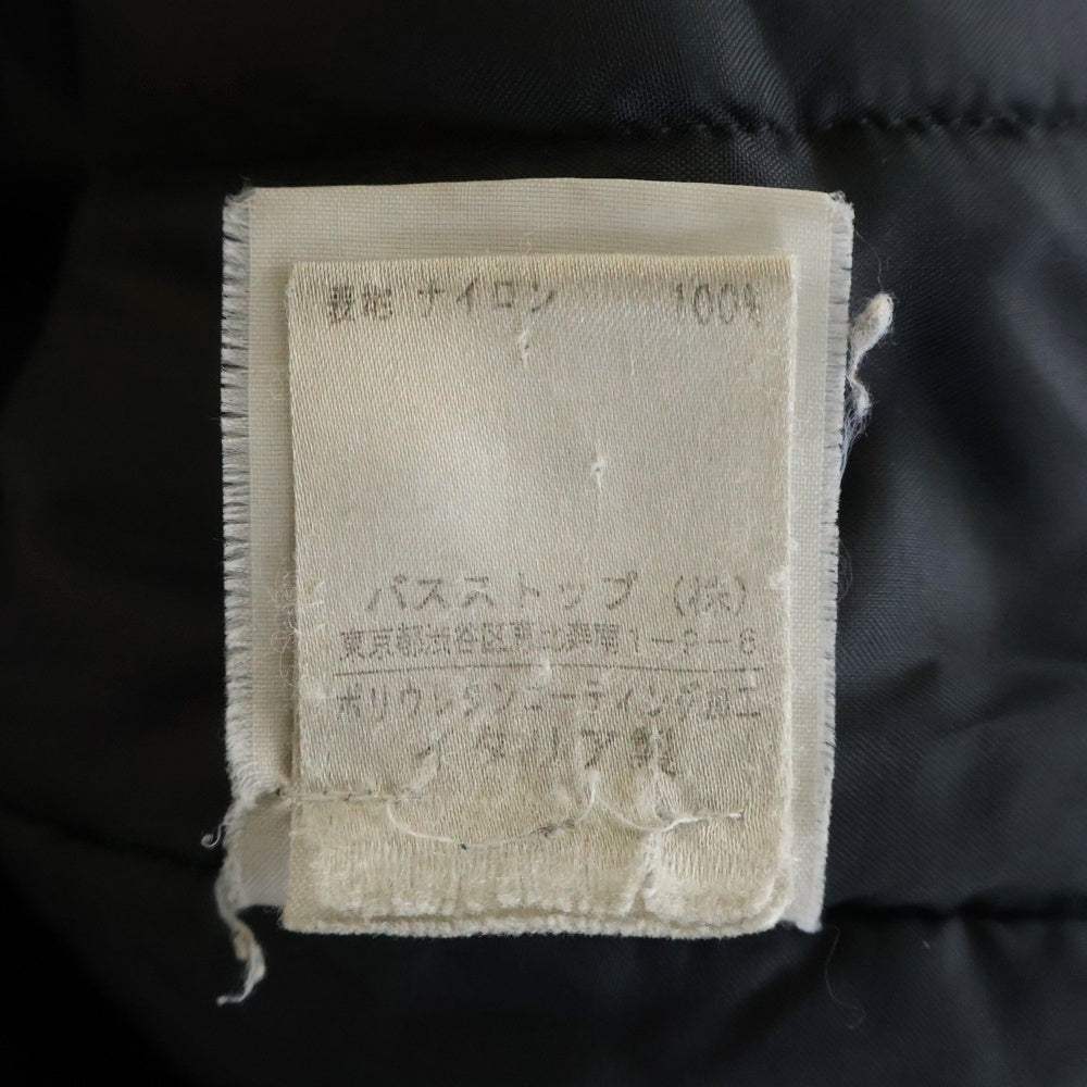 HELMUT LANG(ヘルムートラング) 1999 本人期 archive Astro Biker Coat アストロバイカーコート ロングコート バリスティックナイロン ブラック COHJ-KA-1253