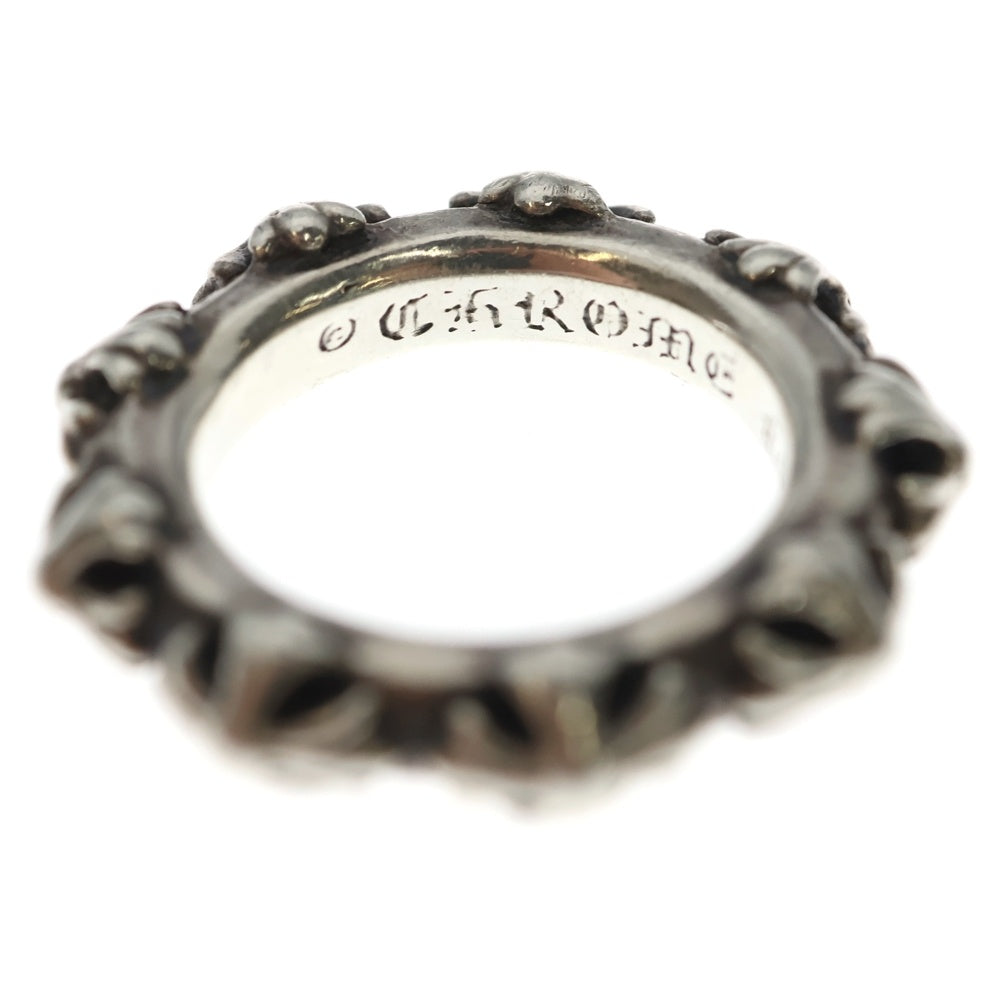 CHROME HEARTS(クロムハーツ) CROSS BAND クロスバンド リング シルバー BCA342