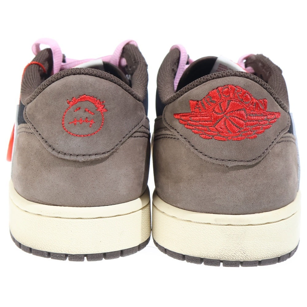 NIKE(ナイキ) ×TRAVIS SCOTT AIR JORDAN 1 LOW OG SP-T CQ4277-001 トラヴィススコット エアジョーダン ローカットスニーカー US10/28cm ブラウン/ブラック