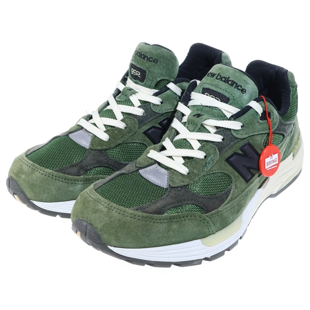 New Balance(ニューバランス) ×JJJJound 992 ジョウンド スウェード ローカット スニーカー グリーン US9.5/27.5cm M992JJ