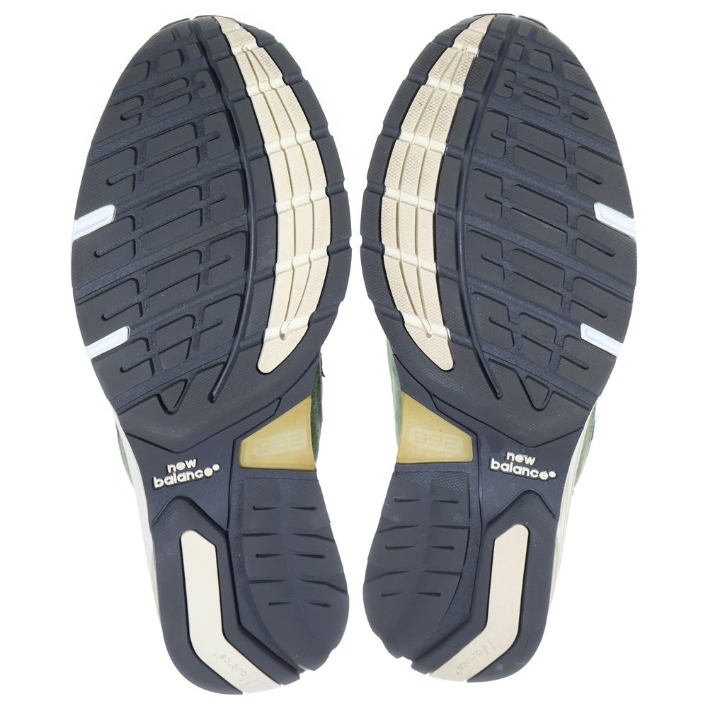 New Balance(ニューバランス) ×JJJJound 992 ジョウンド スウェード ローカット スニーカー グリーン US9.5/27.5cm M992JJ