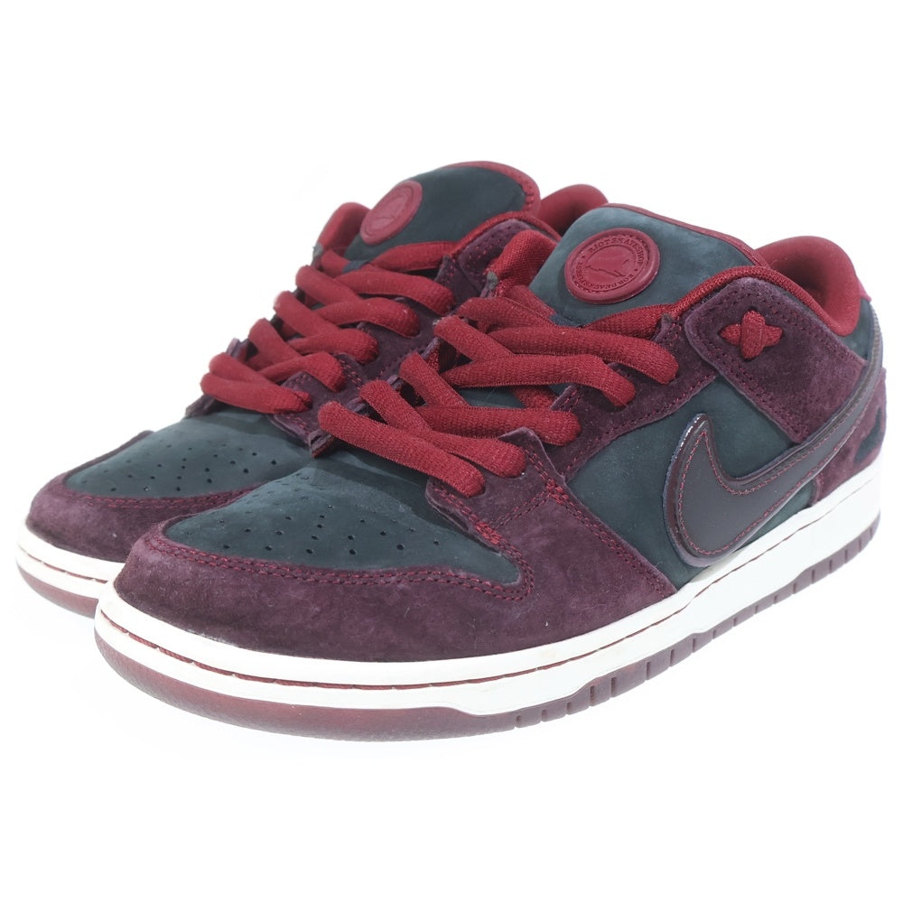 NIKE(ナイキ) DUNK LOW PRO QS RIOT SKATESHOP ライオットスケートショップ スニーカー ローカット シューズ スエード ブラック×レッド FZ1289-200