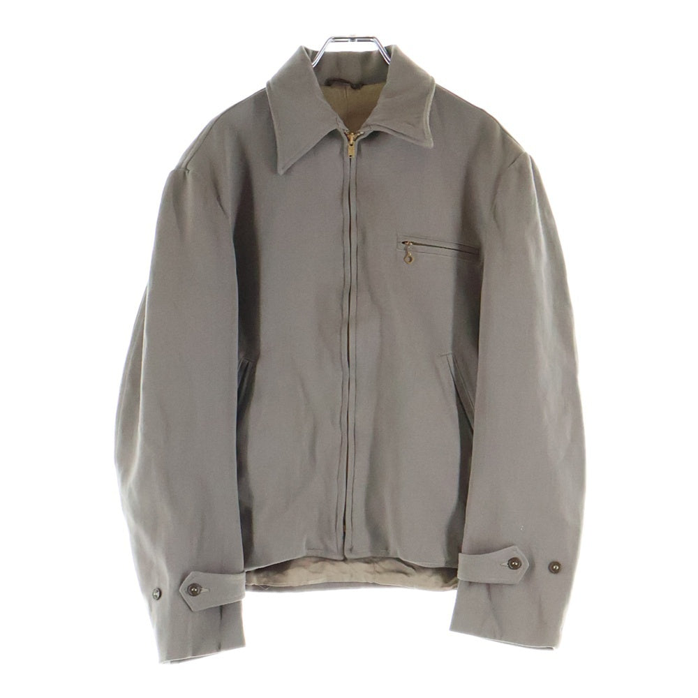 VINTAGE(ヴィンテージ) 50s Rayon Gabardine レーヨンギャバジン ブルゾン TALONジップ ベージュ