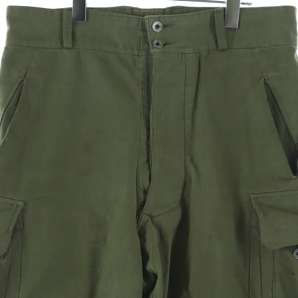 VINTAGE(ヴィンテージ) 50S VINTAGE FRENCH ARMY M47 MILITARY PANT HB フランス軍 M47 前期 メタルボタン カーゴパンツ カーキ