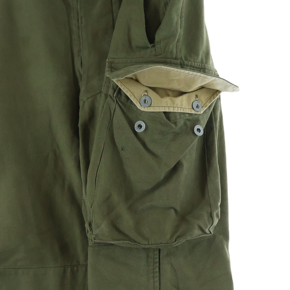 VINTAGE(ヴィンテージ) 50S VINTAGE FRENCH ARMY M47 MILITARY PANT HB フランス軍 M47 前期 メタルボタン カーゴパンツ カーキ