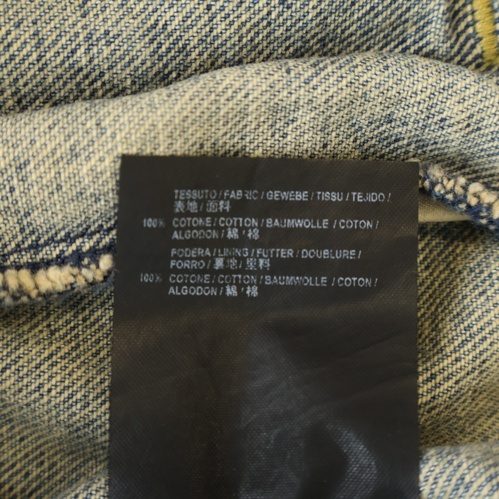 BALENCIAGA(バレンシアガ) 16AW Swing Denim Jacket 再構築 スウイングデニムジャケット ジージャン インディゴ 446443 TSB06