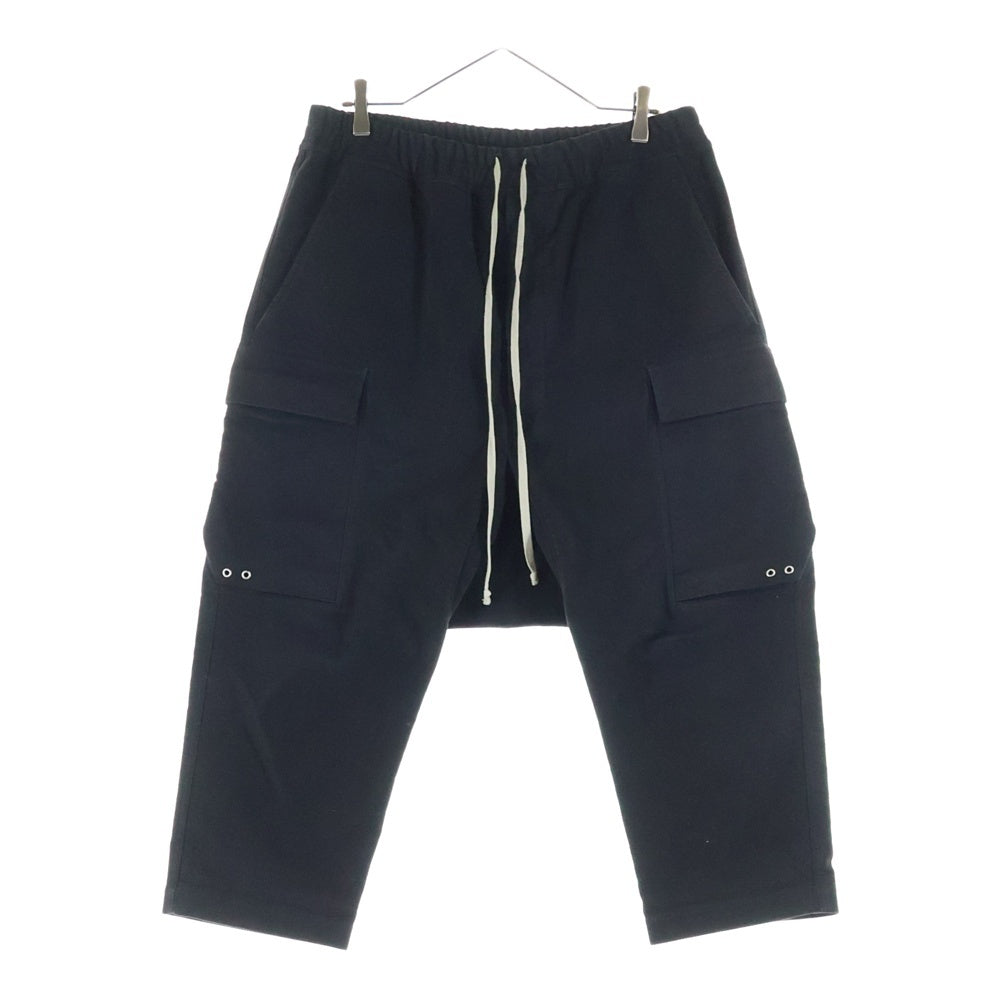 Rick Owens(リックオウエンス) 23AW LUXOR Cargo Cropped Patnts カーゴクロップドパンツ ブラック RU02C7385-TB