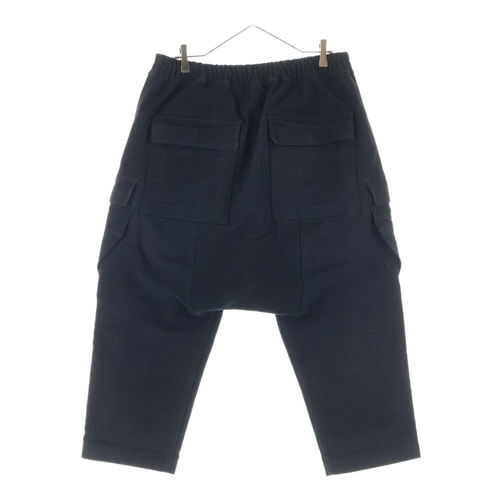 Rick Owens(リックオウエンス) 23AW LUXOR Cargo Cropped Patnts カーゴクロップドパンツ ブラック RU02C7385-TB