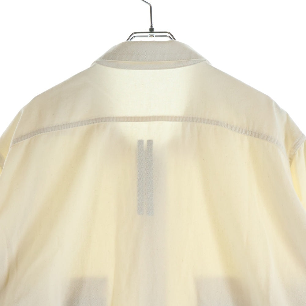 Rick Owens(リックオウエンス) 22SS FOGACHINE FIELD SHIRT フィールドシャツ シャツジャケット ホワイト RU01B1295-DL