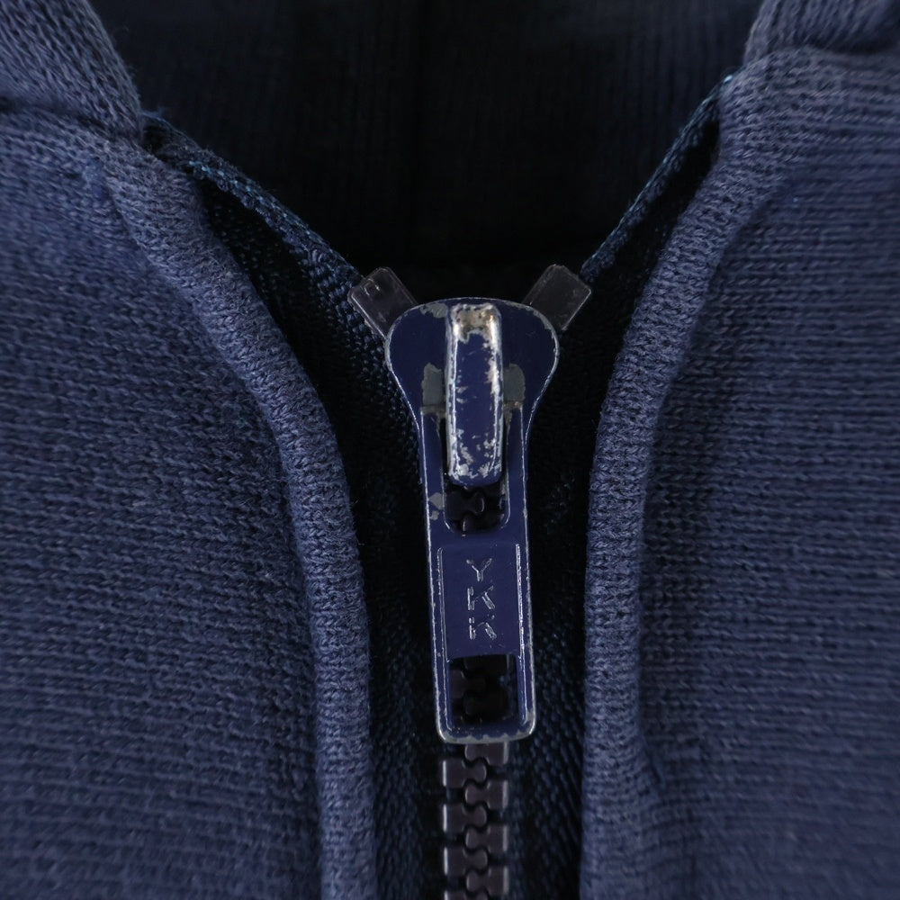 CHAMPION(チャンピオン) 90s VINTAGE REVERSE WEAVE ZIP UP HOODE ヴィンテージ リバース ウィーブ 目無し ジップアップ プルオーバーパーカー フーディ ネイビー