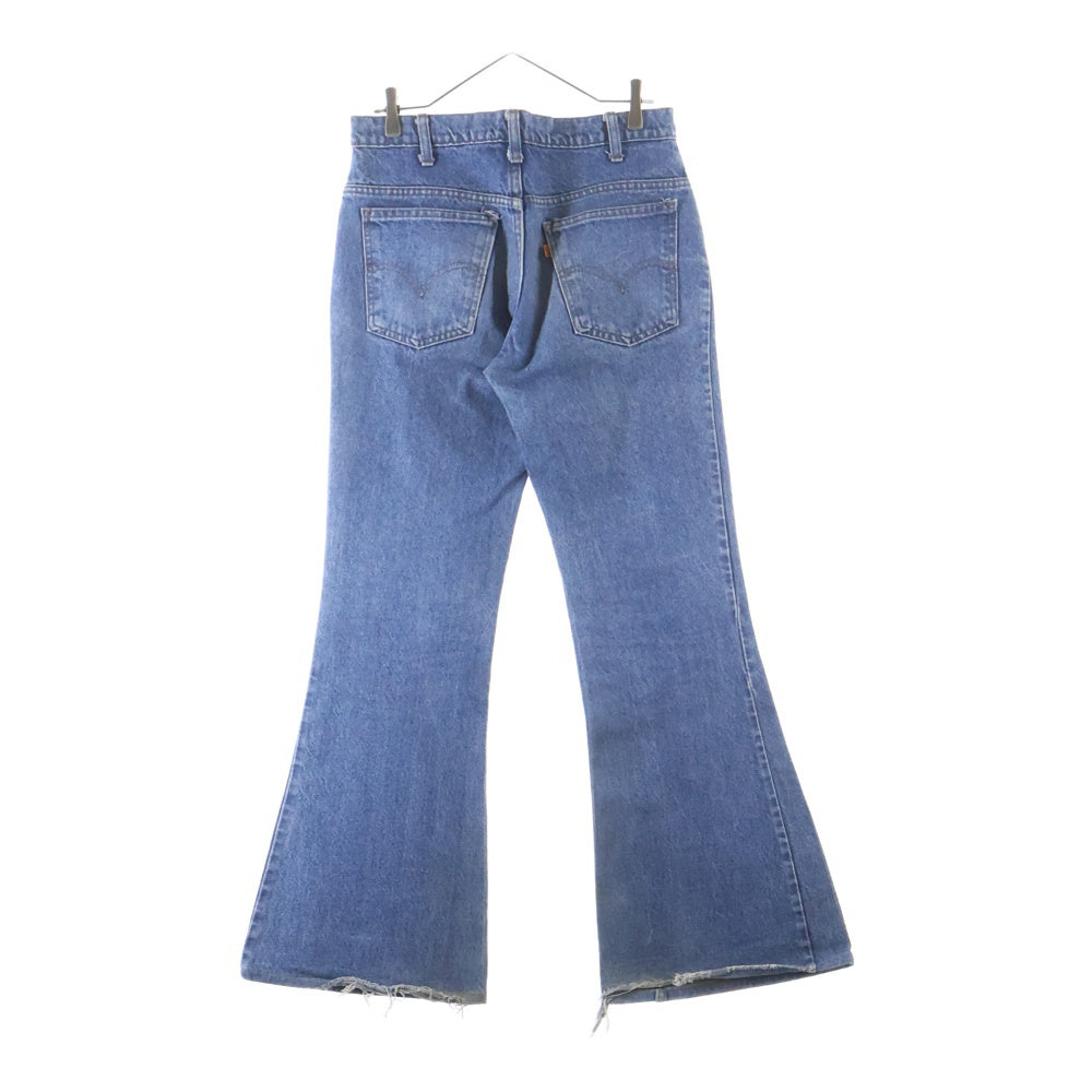 Levi's(リーバイス) 70s VINTAGE 684 ヴィンテージ オレンジタブ ビッグe ボタン裏刻印4 ビッグベルジーンズ フレアデニムパンツ インディゴ
