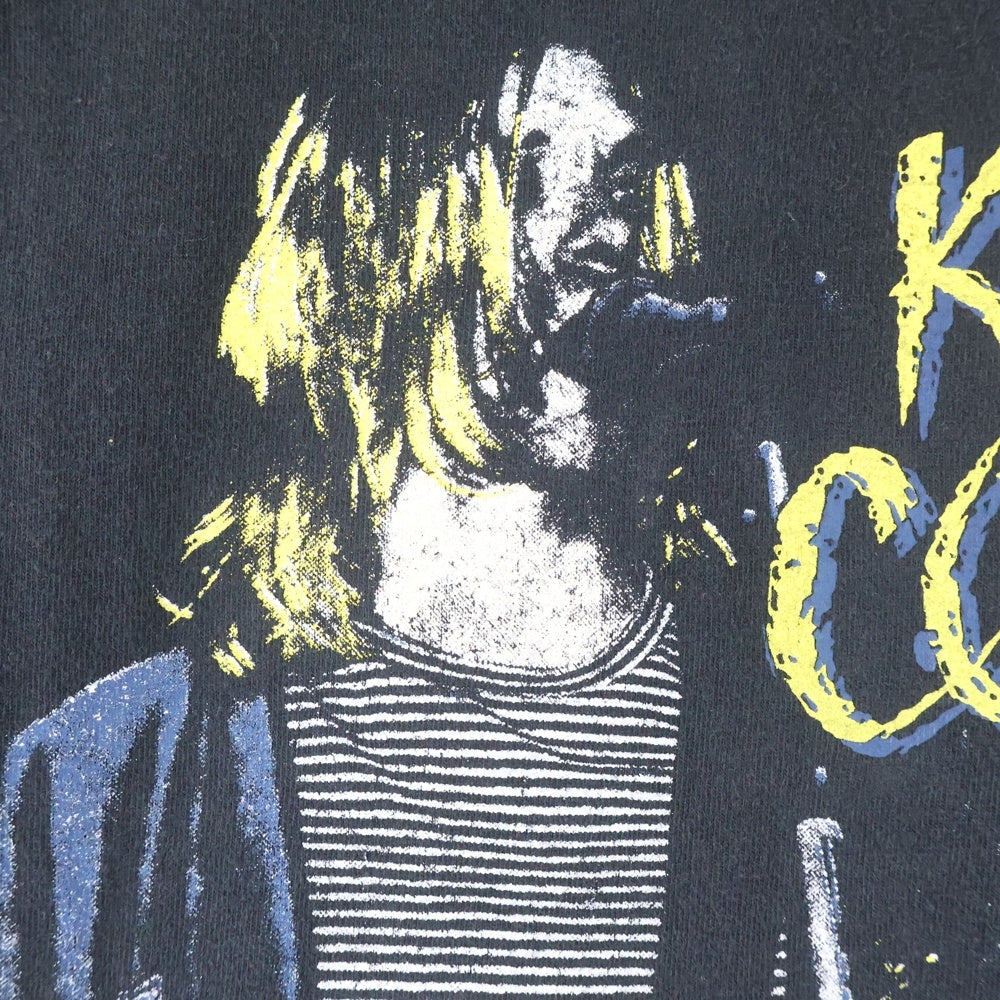 VINTAGE(ヴィンテージ) 00s KURT COBAIN TEE カートコバーン バンド 半袖Tシャツ カットソー ブラック
