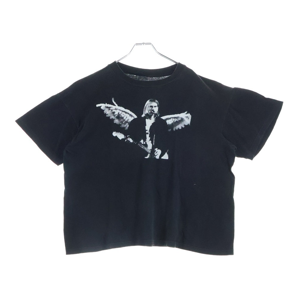 VINTAGE(ヴィンテージ) 90s NIRVANA KURT COBAIN WING TEE ニルヴァーナ カートコバーン バンド 半袖Tシャツ カットソー ブラック