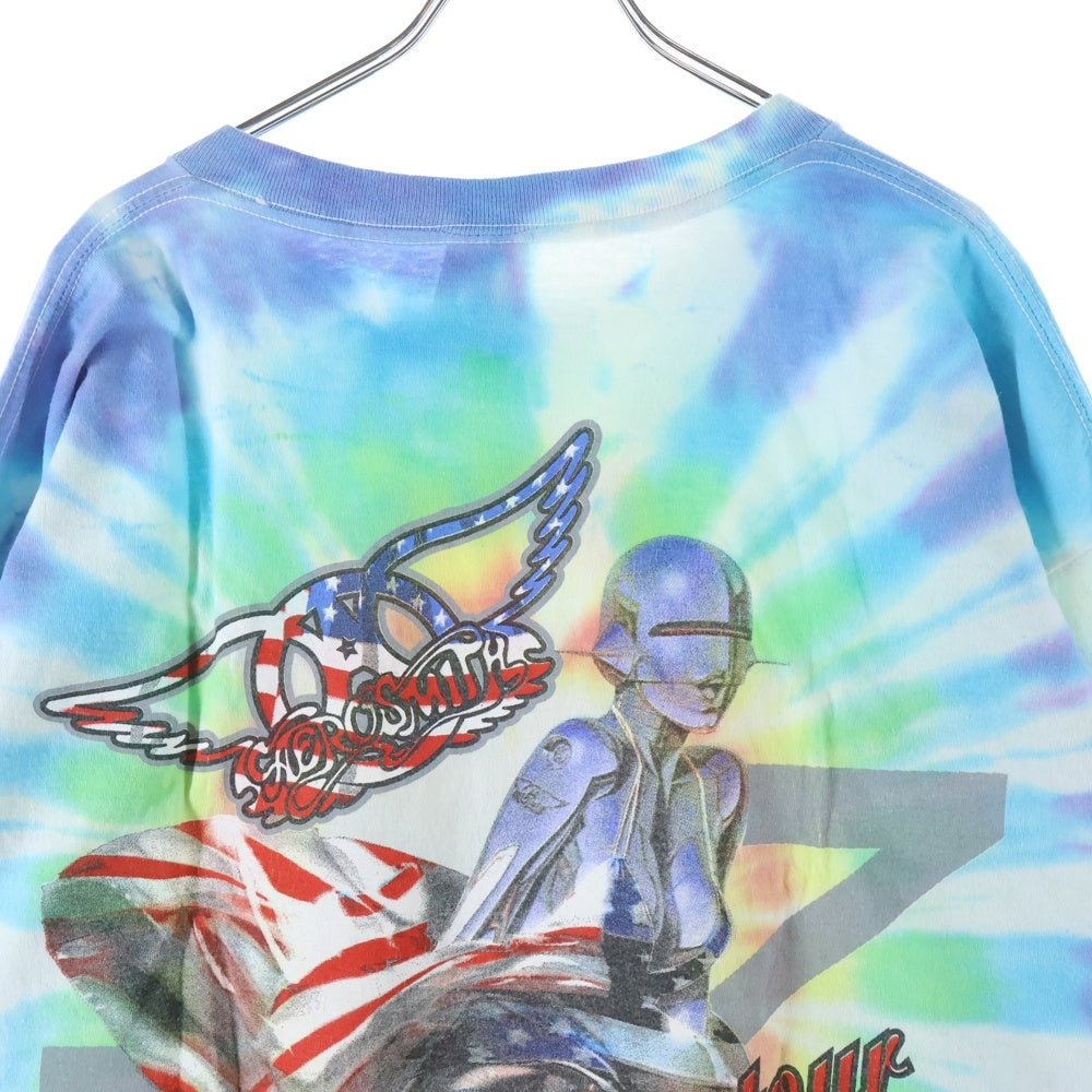 VINTAGE(ヴィンテージ) 00s AEROSMITH SORAYAMA BOOTLEG エアロスミス 空山 ブートレグ 長袖Tシャツ ロングスリーブ カットソー タイダイ