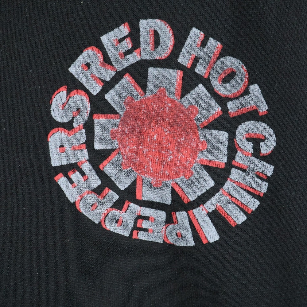VINTAGE(ヴィンテージ) 90s RED HOT CHILI PEPPERS EURO Bootleg Zip Up Hoodie レッドホットチリペッパーズ ブート ジップアップ フーディー パーカー ブラック