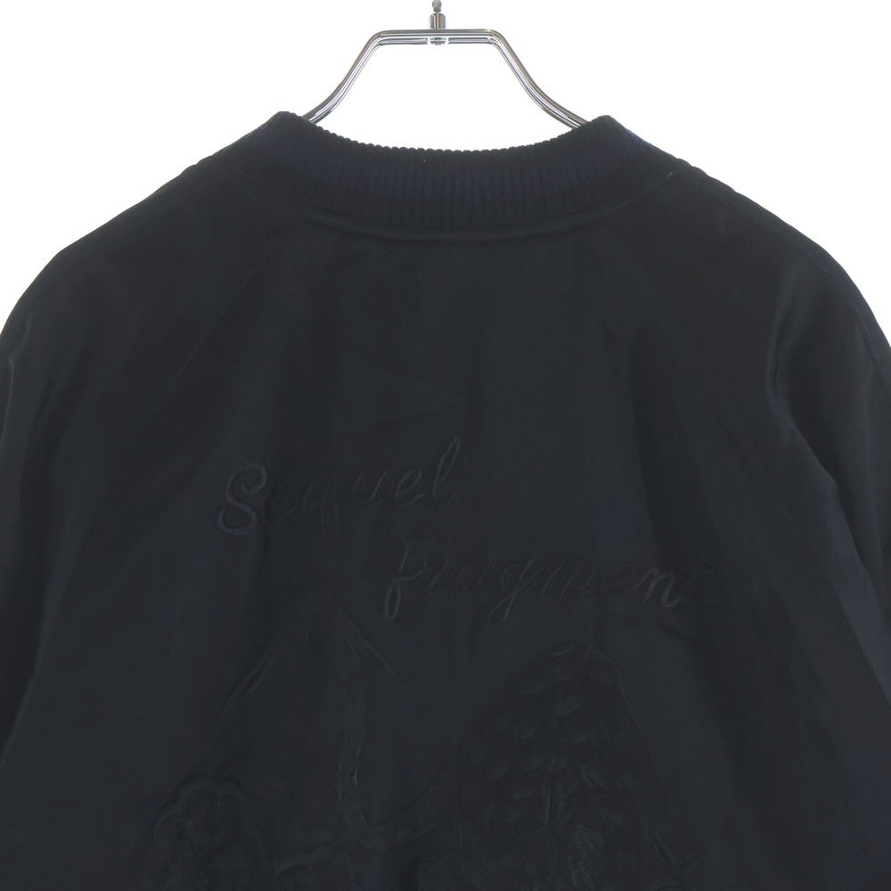 SEQUEL(シークエル) SEQUEL Fragment SOUVENIR JACKET シークエル スーベニアジャケット スカジャン ブルゾン アウター ブラック