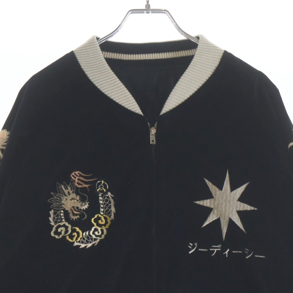 GDC(ジーディーシー) x TAILOR TOYO Velveteen x Acetate Souvenir Jacket PHOENIX x ALASKAN EAGLE テーラー東洋 ベルベッティーンxアセテート スーベニアジャケット