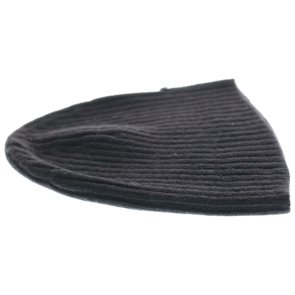 PRADA SPORT(プラダ スポーツ) リブ編み ニット帽 ビーニー ブラック