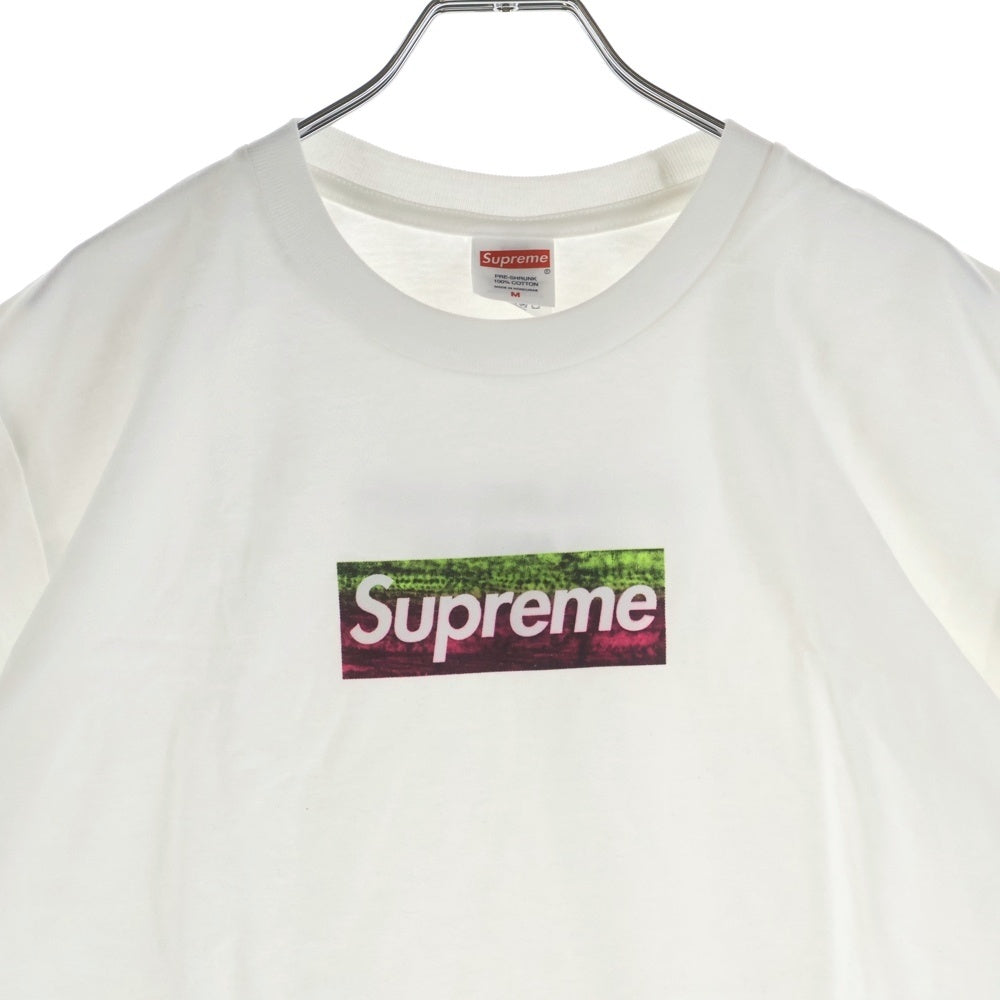 SUPREME(シュプリーム) 25SS Los Angeles Fire Relief Box Logo Tee ロサンゼルス ボックスロゴ 半袖Tシャツ ホワイト
