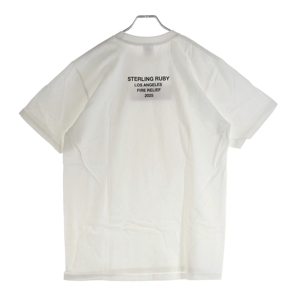 SUPREME(シュプリーム) 25SS Los Angeles Fire Relief Box Logo Tee ロサンゼルス ボックスロゴ 半袖Tシャツ ホワイト