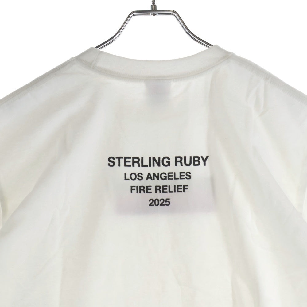 SUPREME(シュプリーム) 25SS Los Angeles Fire Relief Box Logo Tee ロサンゼルス ボックスロゴ 半袖Tシャツ ホワイト