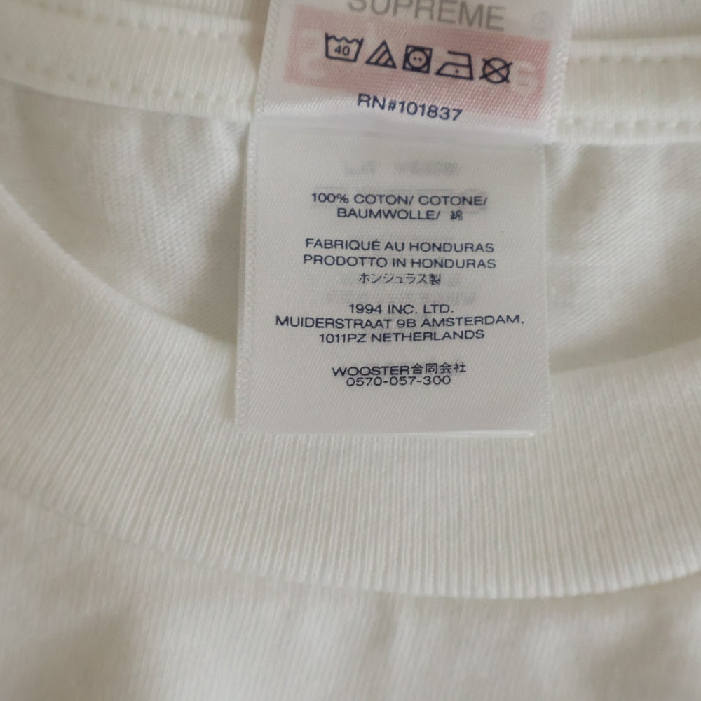 SUPREME(シュプリーム) 25SS Los Angeles Fire Relief Box Logo Tee ロサンゼルス ボックスロゴ 半袖Tシャツ ホワイト