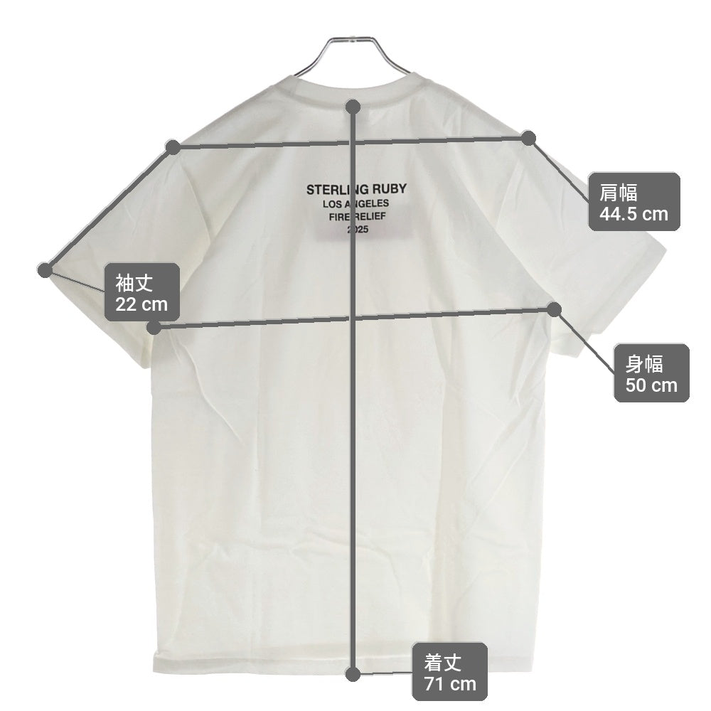 SUPREME(シュプリーム) 25SS Los Angeles Fire Relief Box Logo Tee ロサンゼルス ボックスロゴ 半袖Tシャツ ホワイト