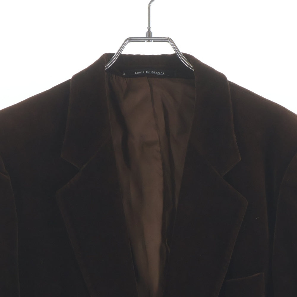 YVES SAINT LAURENT(イヴサンローラン) 80s Corduroy 2B Tailored Jacket コーデュロイ テーラードジャケット フランス製 ブラウン