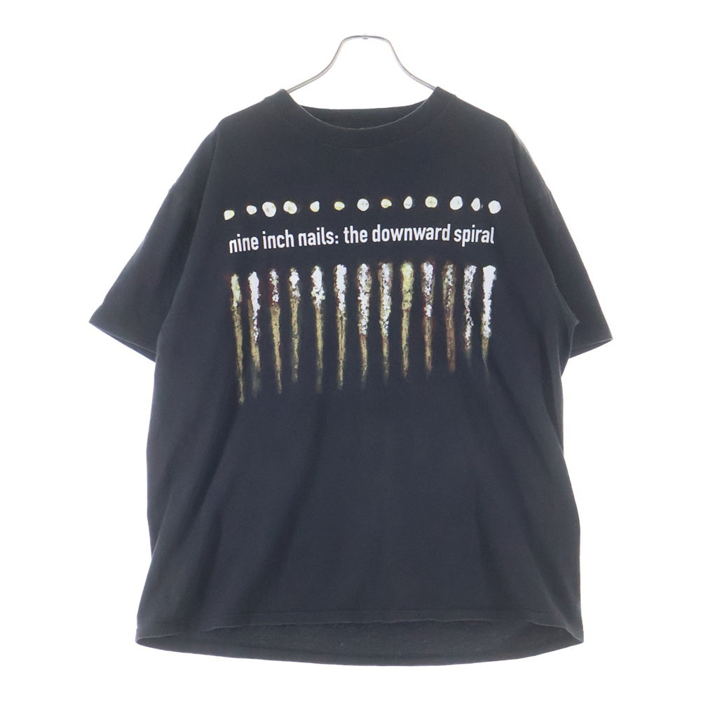 VINTAGE(ヴィンテージ) 90s NINE INCH NAILS 1994 THE DOWNWARD SPIRAL TEE ONEITA ナインインチネイルズ ダウンワードスパイラル 両面プリントTシャツ ブラック