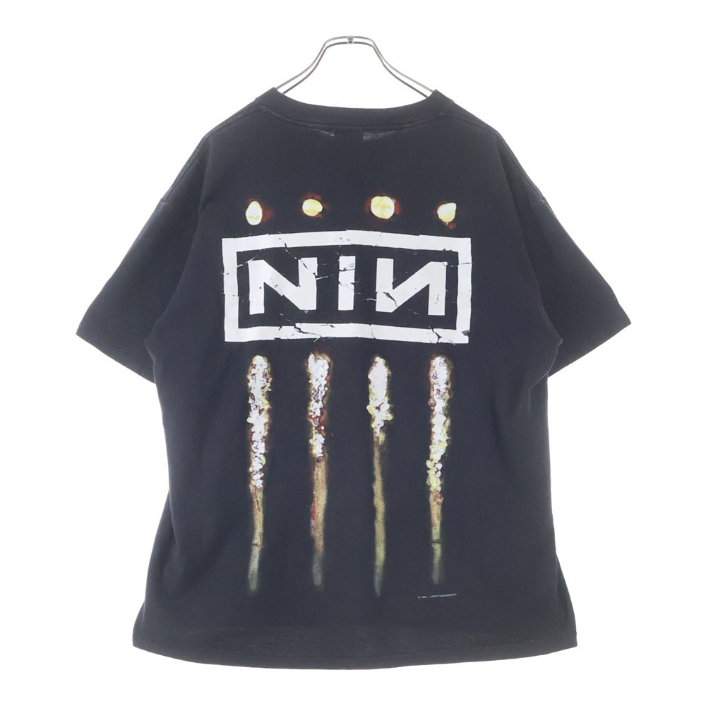 VINTAGE(ヴィンテージ) 90s NINE INCH NAILS 1994 THE DOWNWARD SPIRAL TEE ONEITA ナインインチネイルズ ダウンワードスパイラル 両面プリントTシャツ ブラック