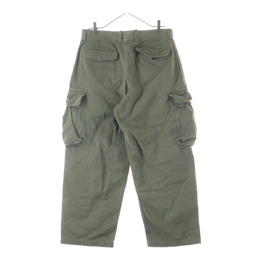 VINTAGE(ヴィンテージ) 60s FRENCH ARMY M47 MILITARY PANT HB フランス軍 M47 後期 ヘリンボーン ミリタリー カーゴパンツ カーキ