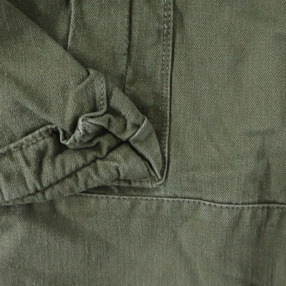 VINTAGE(ヴィンテージ) 60s FRENCH ARMY M47 MILITARY PANT HB フランス軍 M47 後期 ヘリンボーン ミリタリー カーゴパンツ カーキ