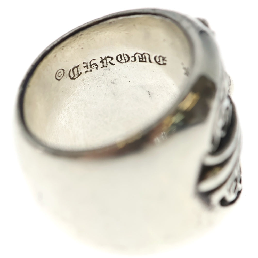 CHROME HEARTS(クロムハーツ) CLASSIC OVAL クラシックオーバルクロス リング シルバー BCA340 ギャラ付き