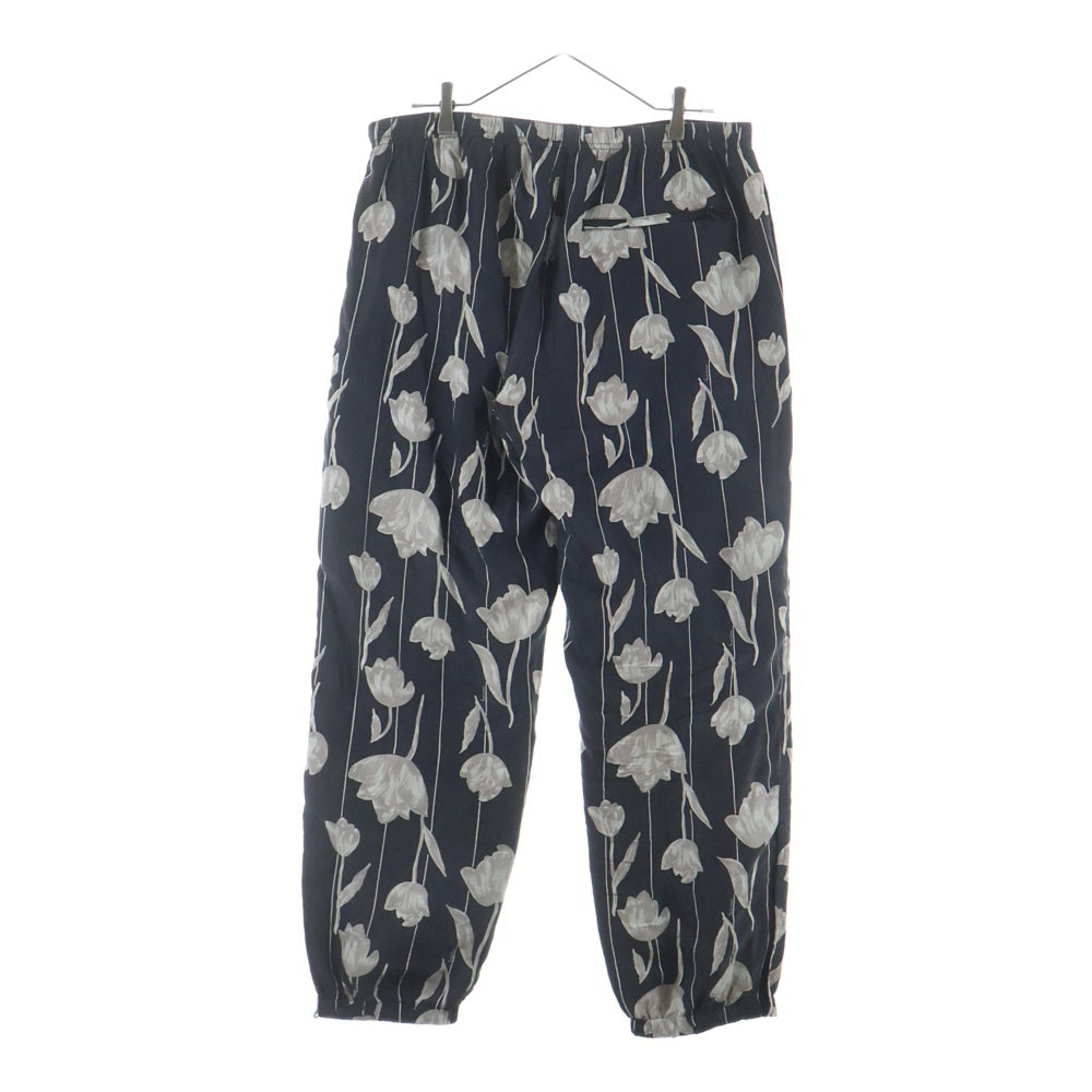 SUPREME(シュプリーム) 19SS Floral Silk Track Pant 総柄 フローラルシルクパンツ ブラック