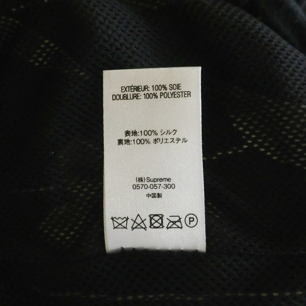 SUPREME(シュプリーム) 19SS Floral Silk Track Pant 総柄 フローラルシルクパンツ ブラック