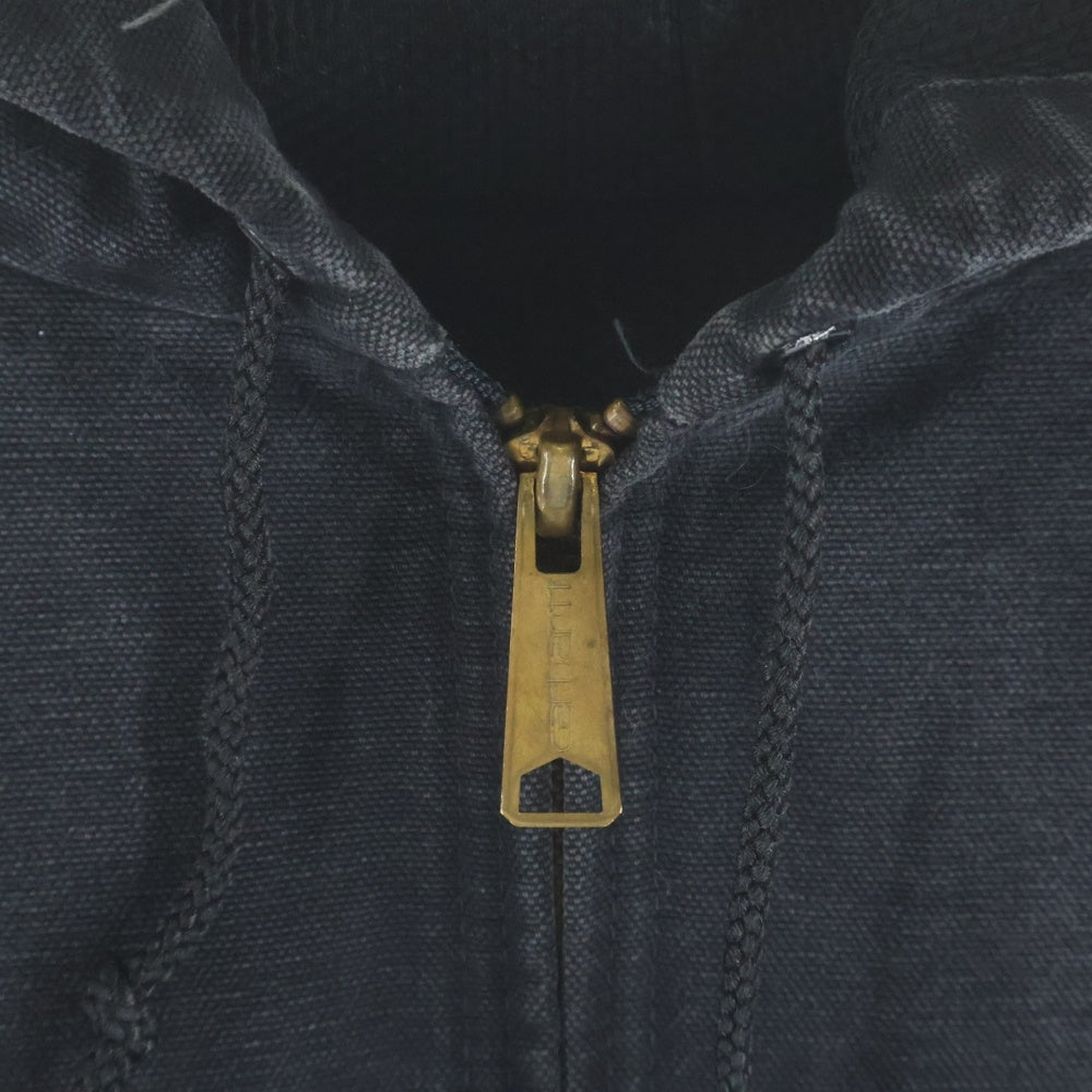 CARHARTT(カーハート) 00s ACTIVE JACKET ヴィンテージ アクティブジャケット 裏地メッシュ ジップアップパーカー フーディ ブラック